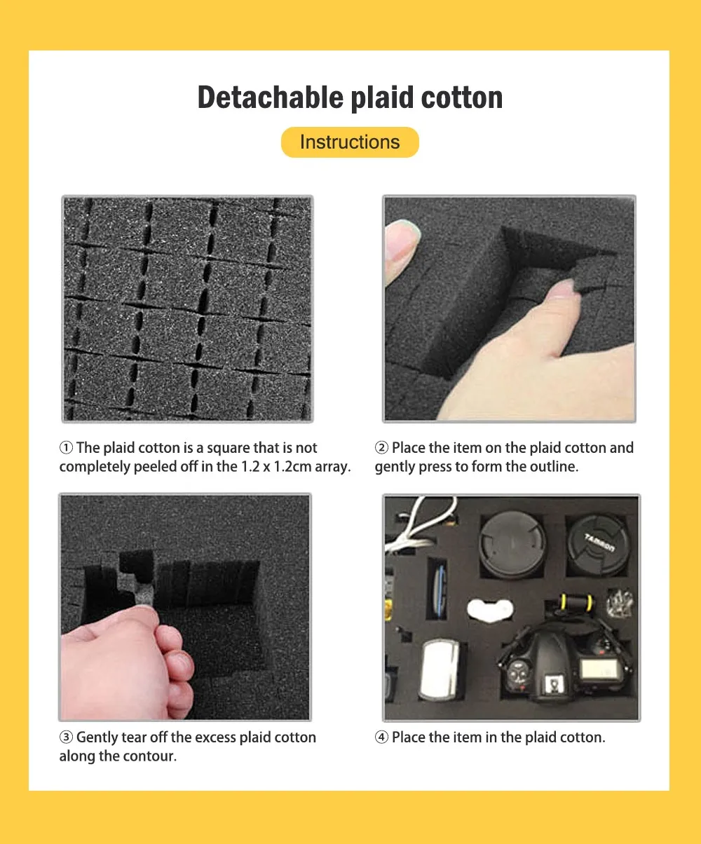 ABS пластиковый ящик для инструментов Водонепроницаемый защитный чехол для наружного транспортного средства комплект коробка герметичный защитный ящик для оборудования оборудование для безопасности на открытом воздухе