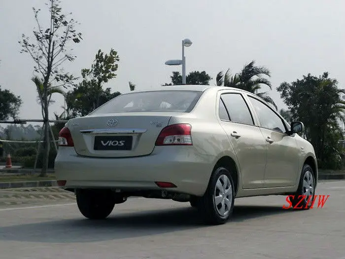 july king new hot led brake red rear bumper fog lamp case for toyota vios 2008 2012 car brake lights night driving lights free global shipping