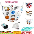 Детская Маска Тканевая защитная маска для лица маски многоразовая детская маска фильтр PM2.5 маска для рта Пылезащитная маска для лица Быстрая доставка