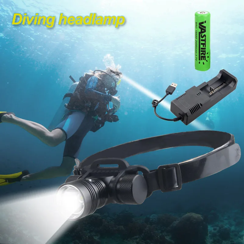 Diving UV 30W 5x LED Scuba Tauchen Taschenlampe Lampen Licht Fackel bis 100m Neu 