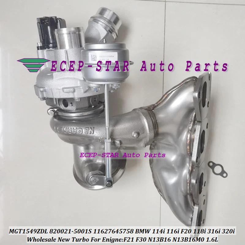 Турбо 820021 820021-0001 820021-0004 11627643719 11657606645ai04 7606645ai05 809200 809200-0004 для BMW 1 3 3D F30 N13B16 1.6L