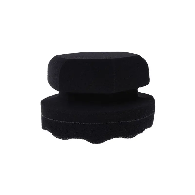 

50LC 1PCS Wave Type Tire Dressing Tools Hex Grip Applicator Handheld Tire Waxing Sponge