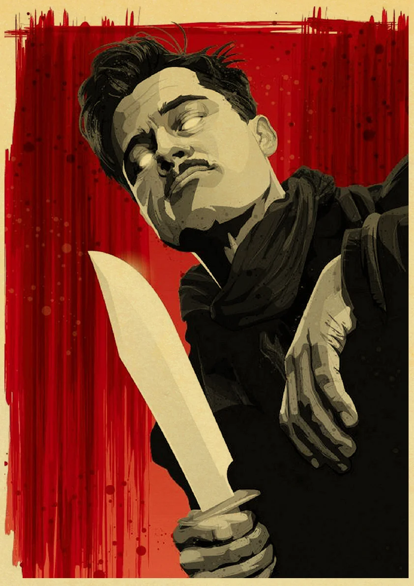 Квентин Тарантино фильм Kill Bill/Django Unchained/резервуар собака фильм плакаты крафт-бумага домашний кинотеатр Настенный декор плакат