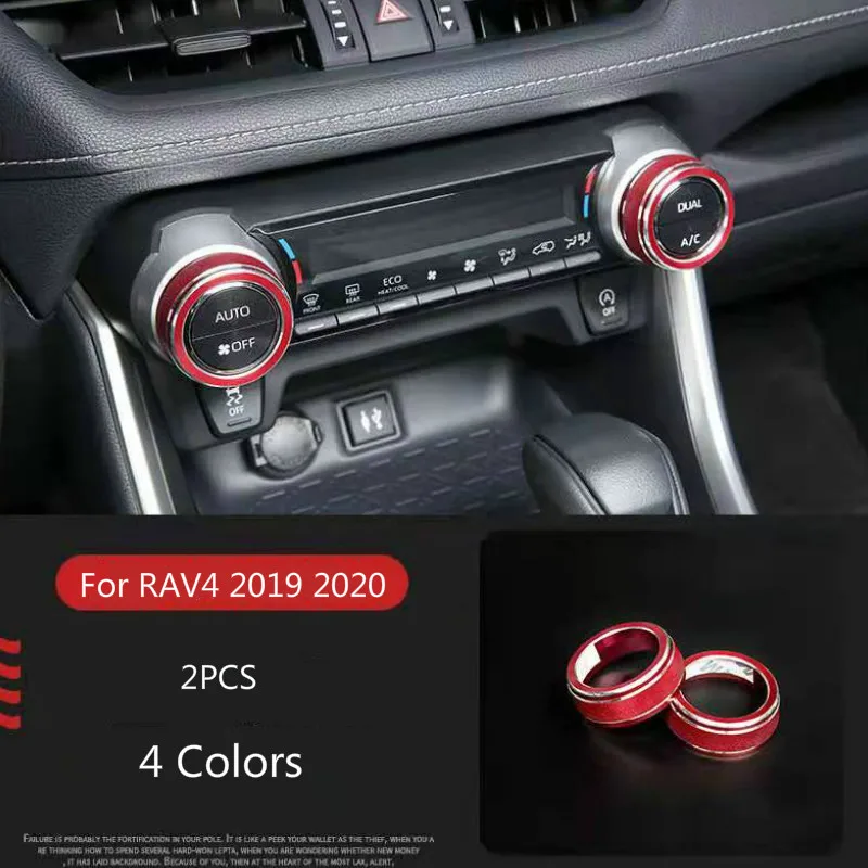 

2 шт. ручка кондиционера, крышка переключателя для Toyota RAV4 2019 2020 AC Нагреватель, панель управления климат, ручки переключателя