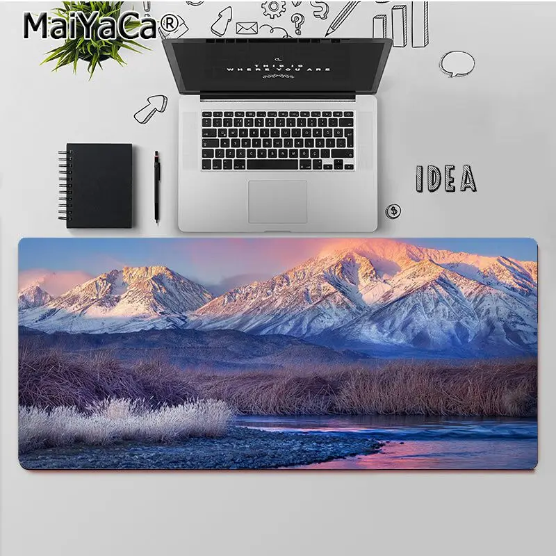 

MaiYaCa High Quality zmazing mountian Natural Rubber Gaming mousepad Desk Mat Free Shipping Large Mouse Pad Keyboards Mat