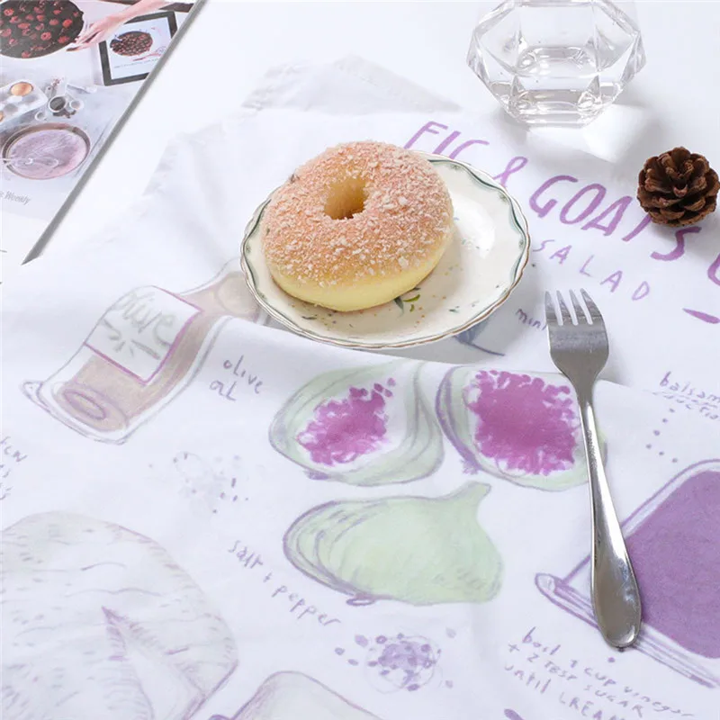 Cloth Placemat Print Table Mat Insulation Non Slip Placemats Food Bowl Desktop Kitchen Decor | Дом и сад