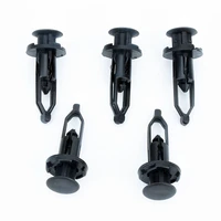20pcs auto fasteners for toyota corolla rav4 avensis auris fender clips bumper rivets black plastic car door trim retainer