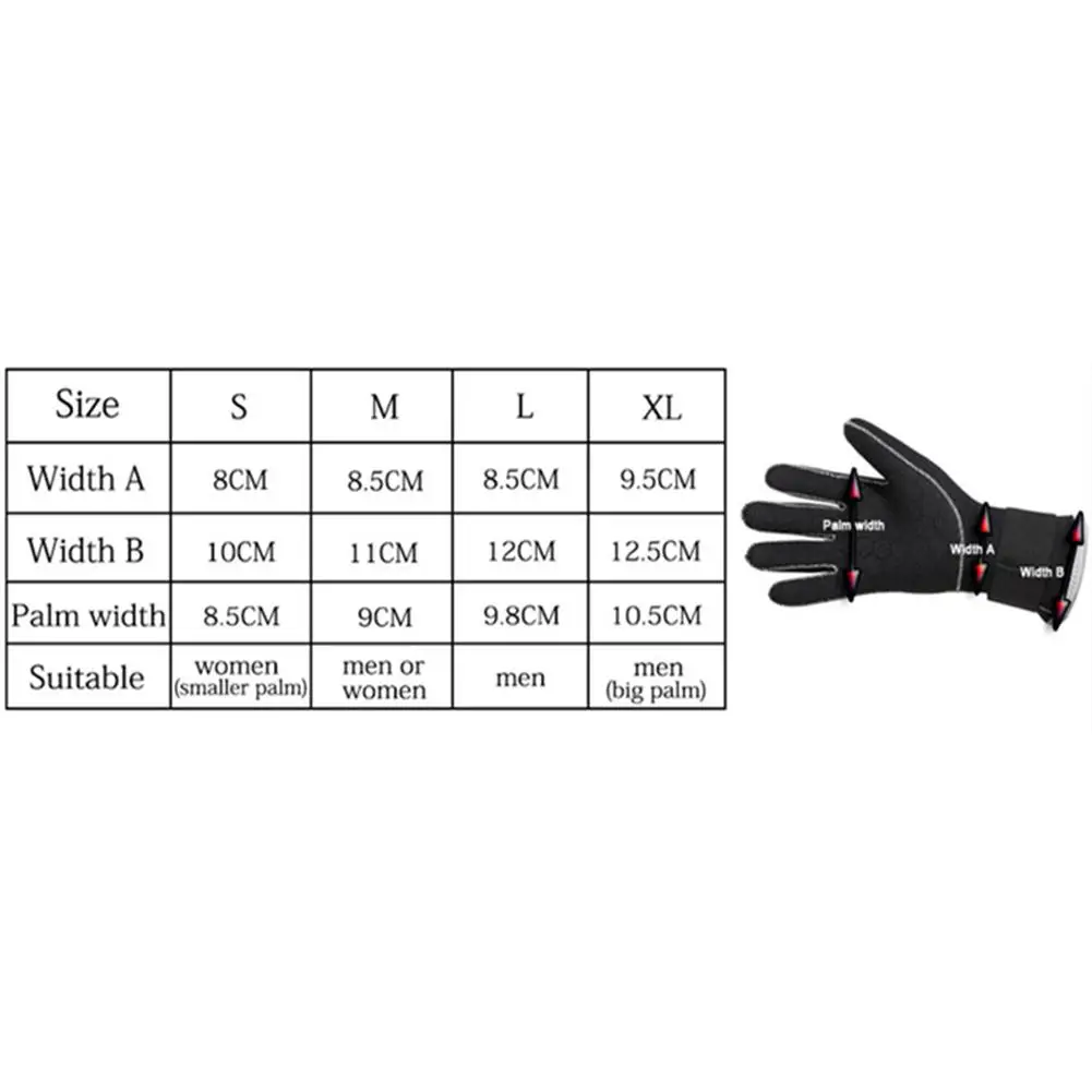 

HiMISS 3mm Neoprene Diving Gloves for Swimming Keep Warm Swimming Anti-slip Warm Scuba Diving Gloves Diving Equipment