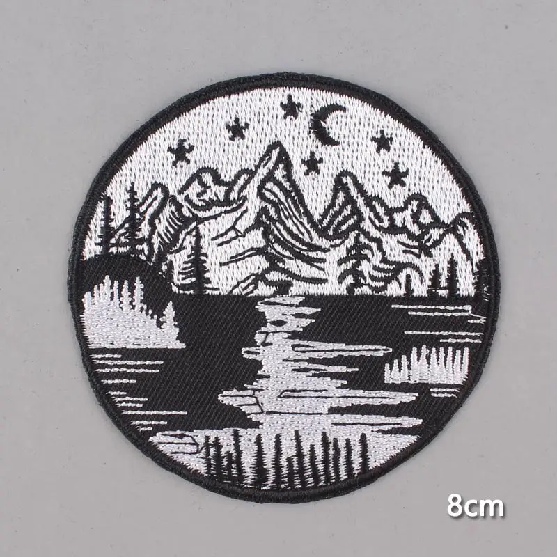 PE4731CT Космические путешествия железные нашивки для одежды НЛО инопланетянин термо-Стикеры для одежды на одежде вышитые нашивки с полосками ткань аксессуары - Цвет: PE4731CT