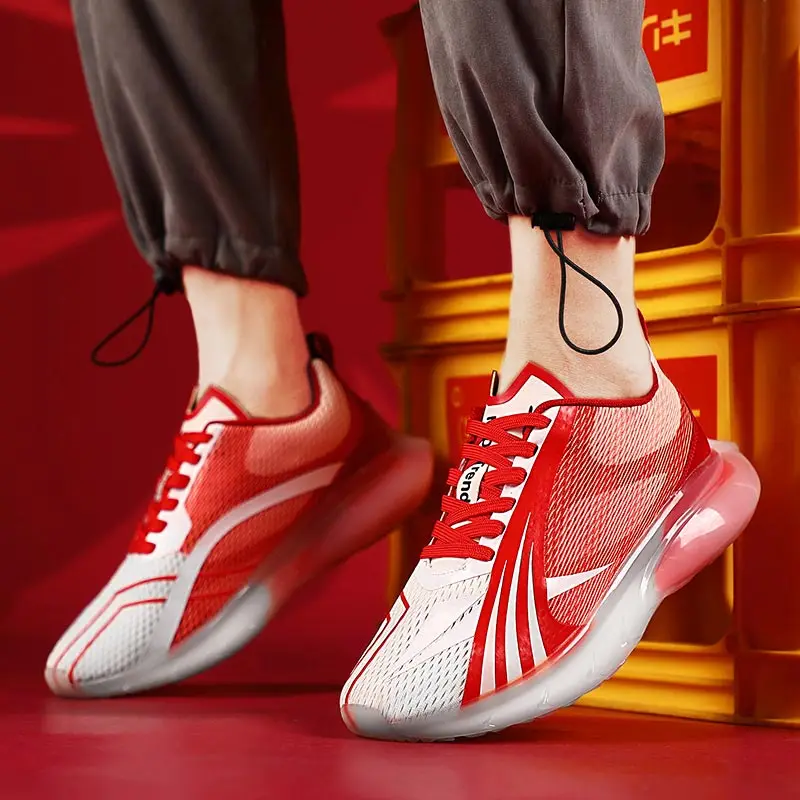 

Симпатичная Мужская Спортивная обувь для бега, летние массивные кроссовки, брендовая роскошная мужская спортивная обувь, брендовая теннис...