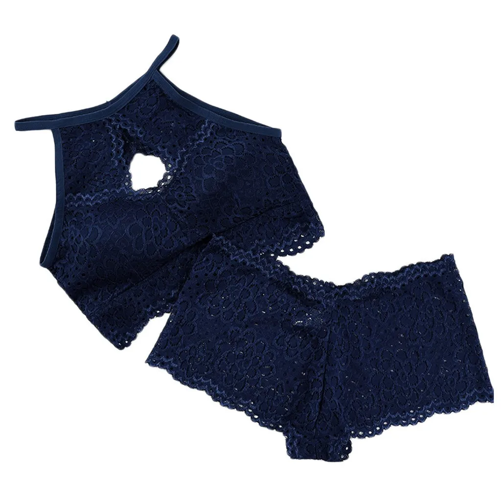 Модный сексуальный комплект с бюстгальтером Женский беспроводной кружевной