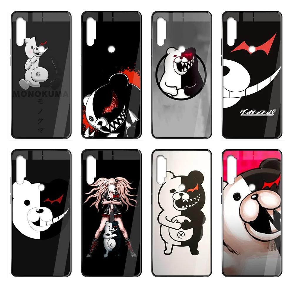Danganronpa monokuma Модный чехол Etui черный для телефона Корпус Xiaomi Redmi Note S2 3 4 5 6 7 8 K20 A S X Plus