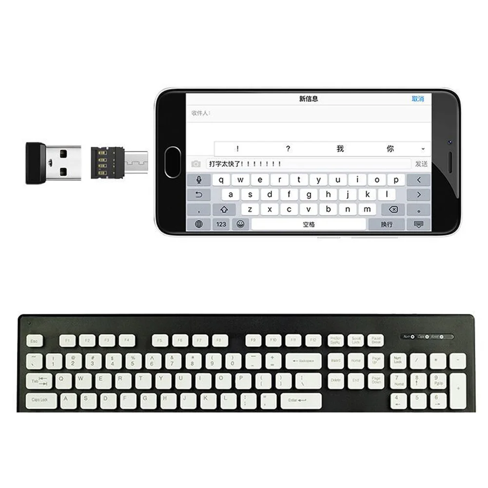 Портативный мини конвертер с Type C на USB OTG адаптер для ПК ноутбука мобильных