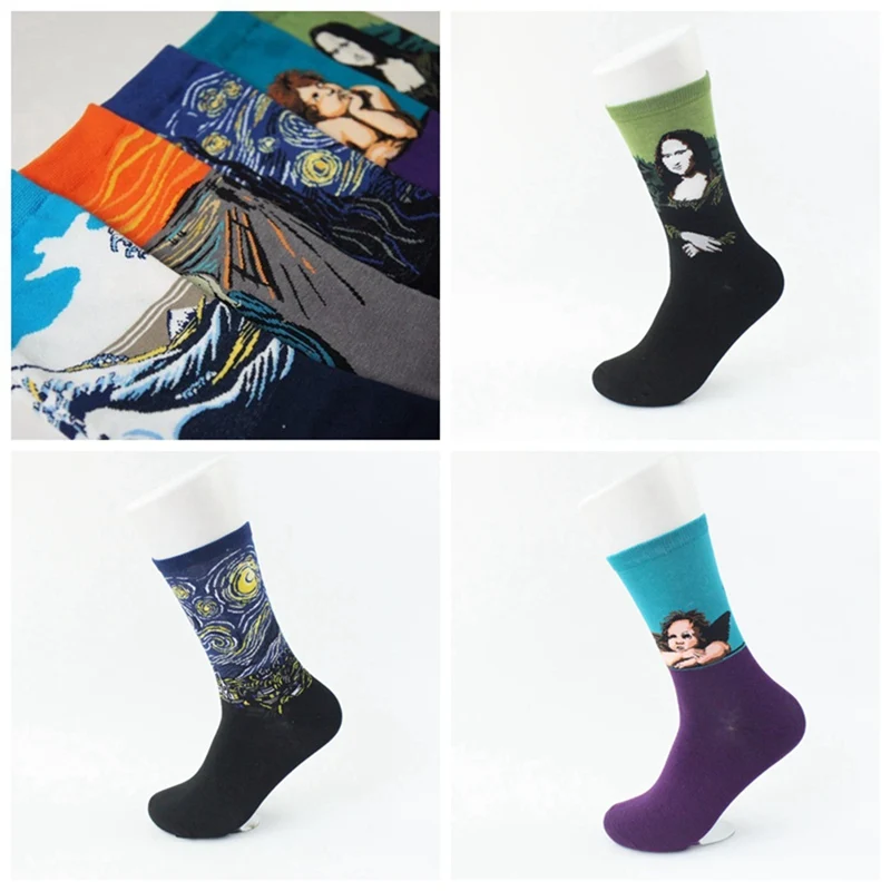 13 видов стилей Осень-зима модные ретро абстрактные масляные художественные