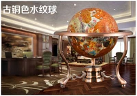 gem stone globe earth 320mm ball world globe world map metal support worth buying
