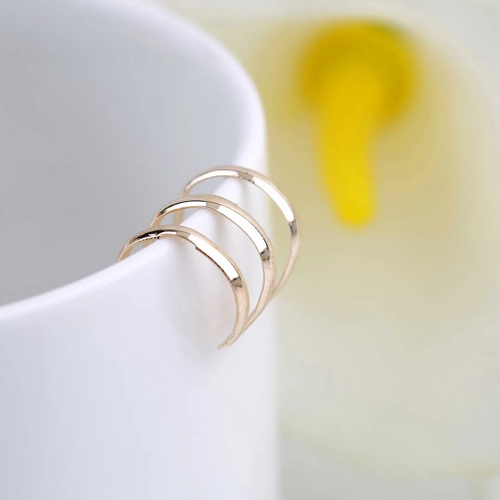 Брендовые новые серьги в стиле панк рок с клипсой для ушей без пирсинга