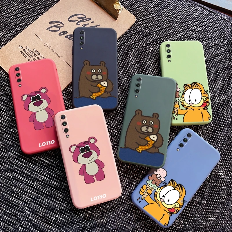 

Чехол для MI A2 A2 Lite A3 A3 Lite с рисунком мультяшных животных, задняя крышка с защитой от падения, силиконовый чехол