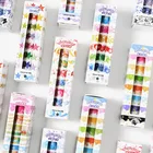 8 шт.кор. Красочные ленты, Маскировочная Васи-лента с пузырьками бабочек, декоративная клейкая лента, декор сделай сам, наклейка для скрапбукинга, этикетка