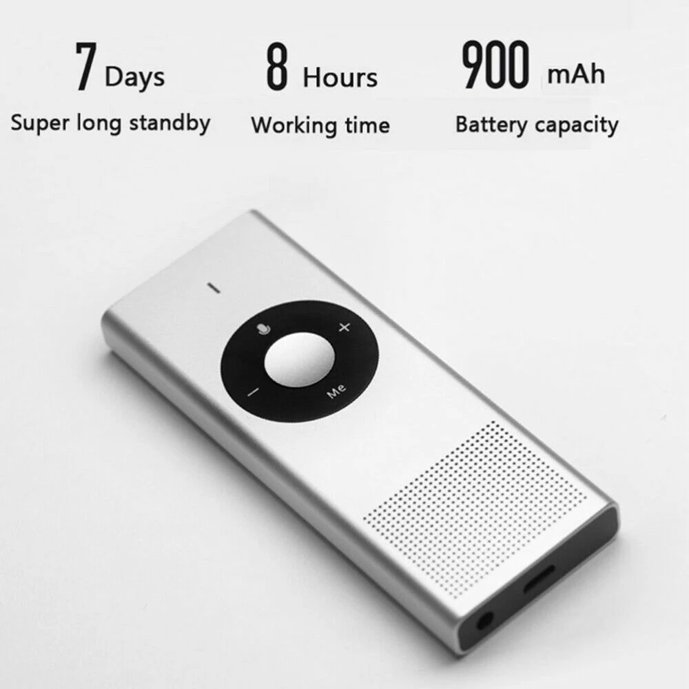 

Smart Instant Wifi Voice Translator Portable AI Translator Real Time 14 Languages Microsoft Translation For Learning Travelling