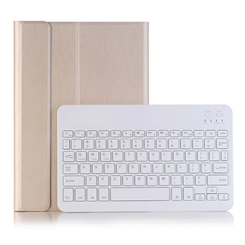 Gold-White Тонкий чехол для клавиатуры huawei Mediapad M6 10,8 Bluetooth клавиатура для huawei M6 10,8 дюймов VRD-L09 смарт-чехол для планшета - Color: Gold-White
