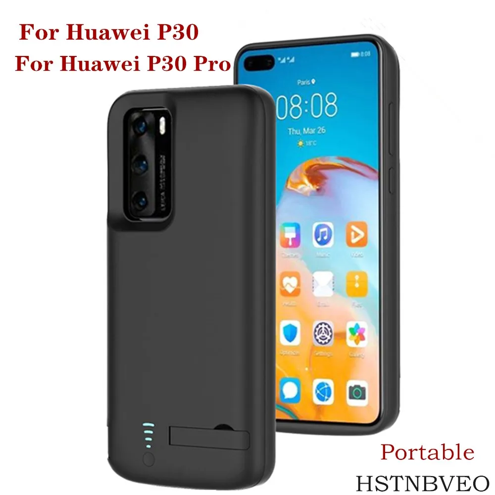 

HSTNBVEO 5000mAh For Huawei P30 Battery Case Portable Charging Power Bank Case For Huawei P30 Pro Battery Charger Cover Case