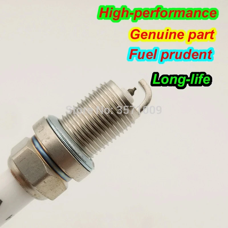 4 pcs 101000063AA Ignition Spark Plug for Audi A3 A4 A6 1.8 2.8 fit Skoda Superb VW Golf Jetta PFR6Q 6458 5773 97387 | Автомобили и