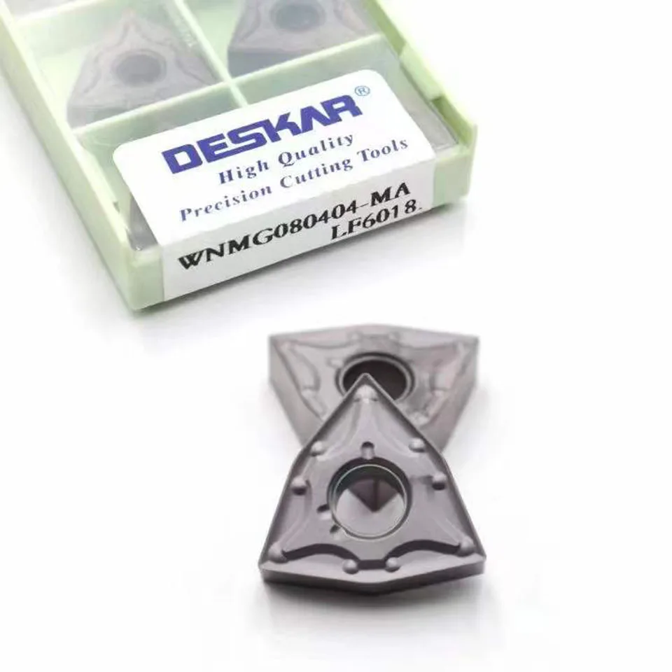 

DESKAR WNMG080404 WNMG080408 CNMG120408 SNMG120408 MA MS LF6018 CNC original high-quality carbide turning tool lathe tool parts