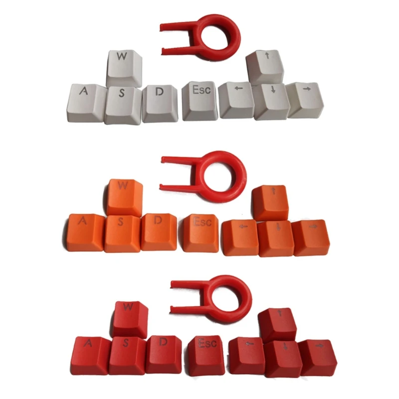 

9 клавиш, крышка ключа с подсветкой PBT, крышка ключа WASD/ESC/Direction Cherry MX, крышка ключа s с вытяжным колпачком для переключателей MX, Механическая иг...