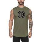 Майка мужская хлопковая для тренировок, брендовая модная повседневная рубашка для тренажерного зала, бодибилдинга, фитнеса, спортивный жилет без рукавов