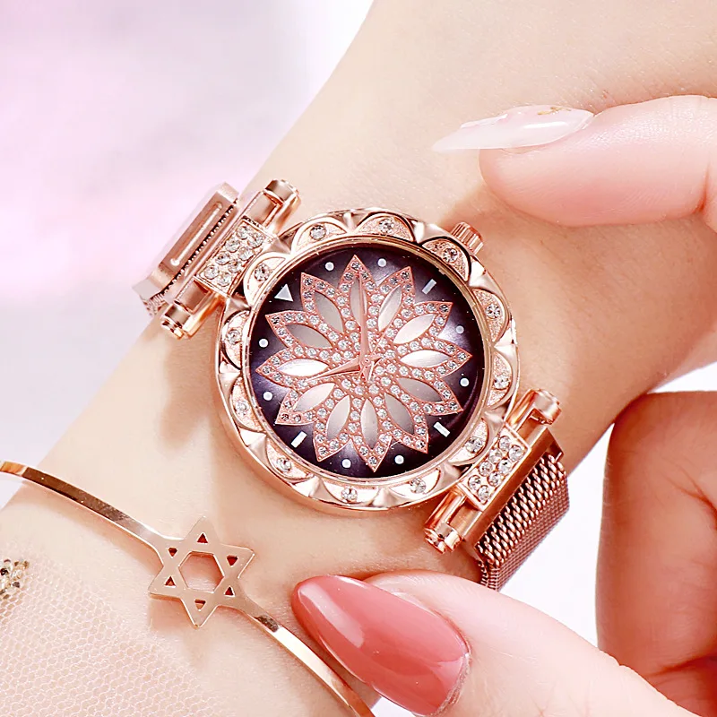 

2019montre femme marque de luxe fashion lady magnetic watch casual female quartz watch Relogio Feminino Drop Shipping