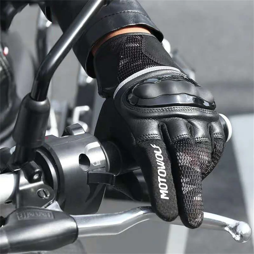 Перчатки MOTOWOLF для езды на мотоцикле защитные перчатки мотокросса мужские