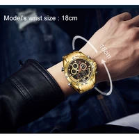 naviforce men watch top luxury brand luminous chronograph waterproof quartz wristwatch steel strap male clock relogio masculino
