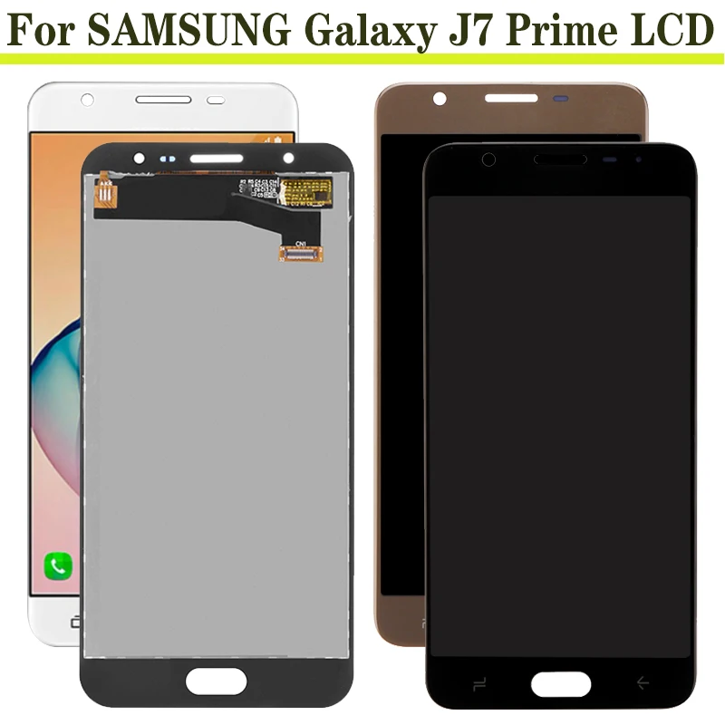 100% Оригинальный 5 ''дисплей для Samsung Galaxy J7 Prime G610 G610F Полный ЖК дисплей сенсорный