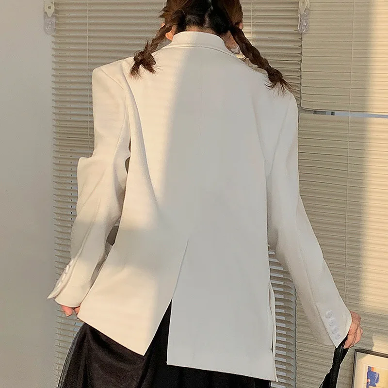 

2021 spring white Korean version of the suit women's new loose and thin casual fashion jacket