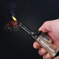 kitchen special lighter torch turbo inflatable butane blue flame airbrush lighter 1300c butane ignited cigar smoking accessories