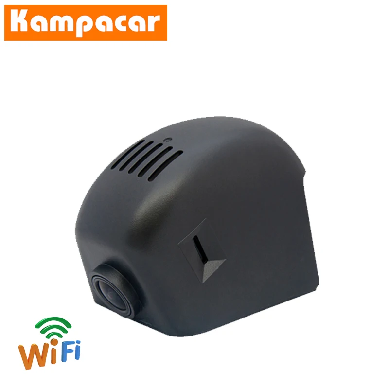 Автомобильный видеорегистратор Kampacar с Wi-Fi и двумя линзами для Audi Q3 Q5 Q7 A3 8P A4 B8 B7 B6 A5 A6 TT до 2013
