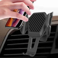 car phone holder for samsung s10 iphone huawei vent mobile cell phone car holder air outlet automatic support smartphone voiture