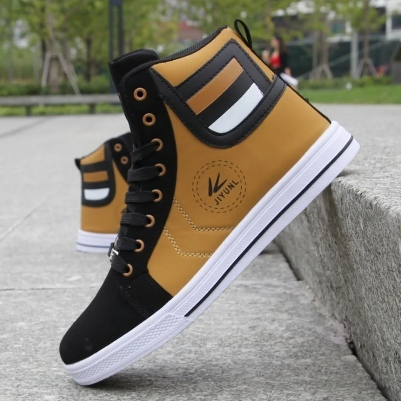 Fashion Men Shoes New Men Casual Shoes High Top Sneakers Men Vulcanized Shoes Platform Sneakers Quality Mens Sneakers Masculinas