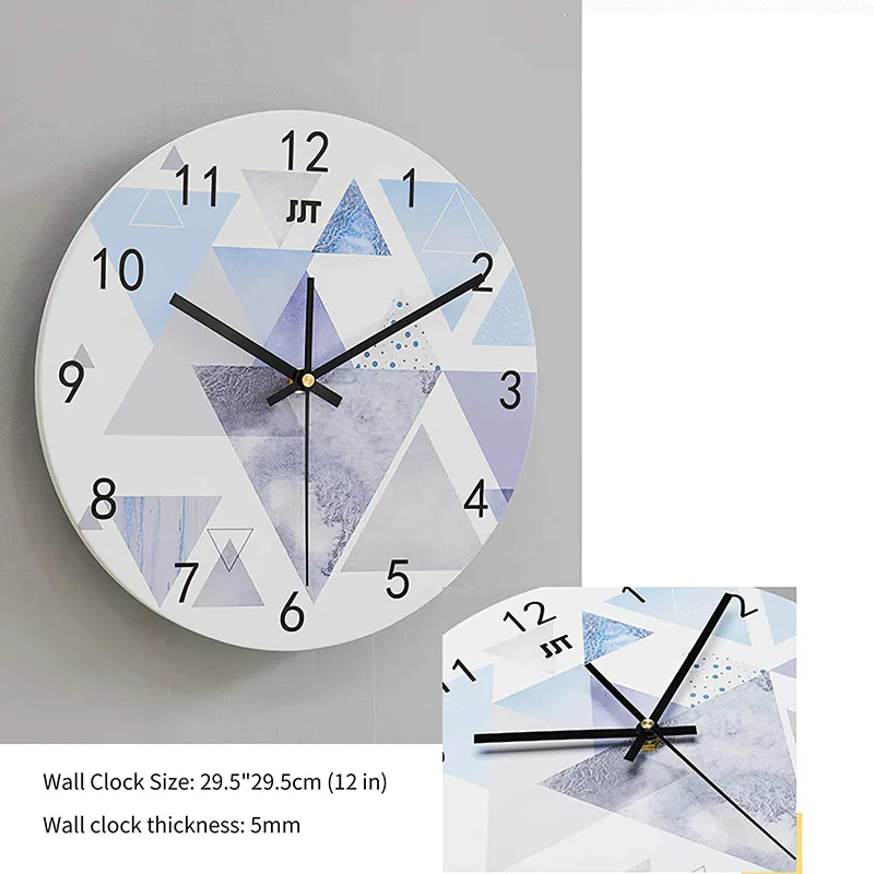 Настенные часы в китайском стиле деревянные креативные водонепроницаемые