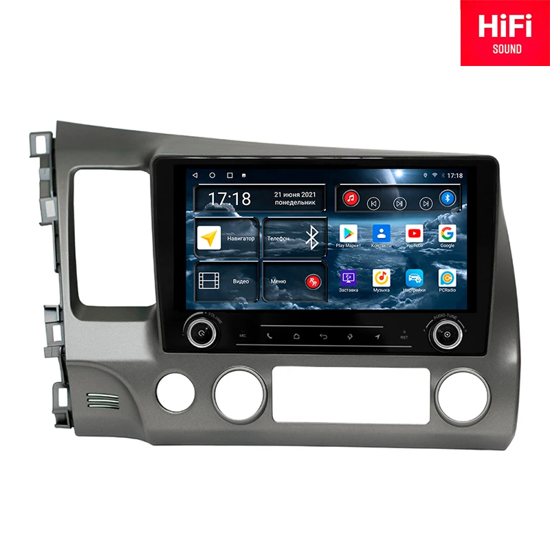 

Car DVD head unit redpower k75024 hi-fi for Honda Civic 8-generation (09.2005-03.2012)Android 10.0 radio DSP CarPlay audio