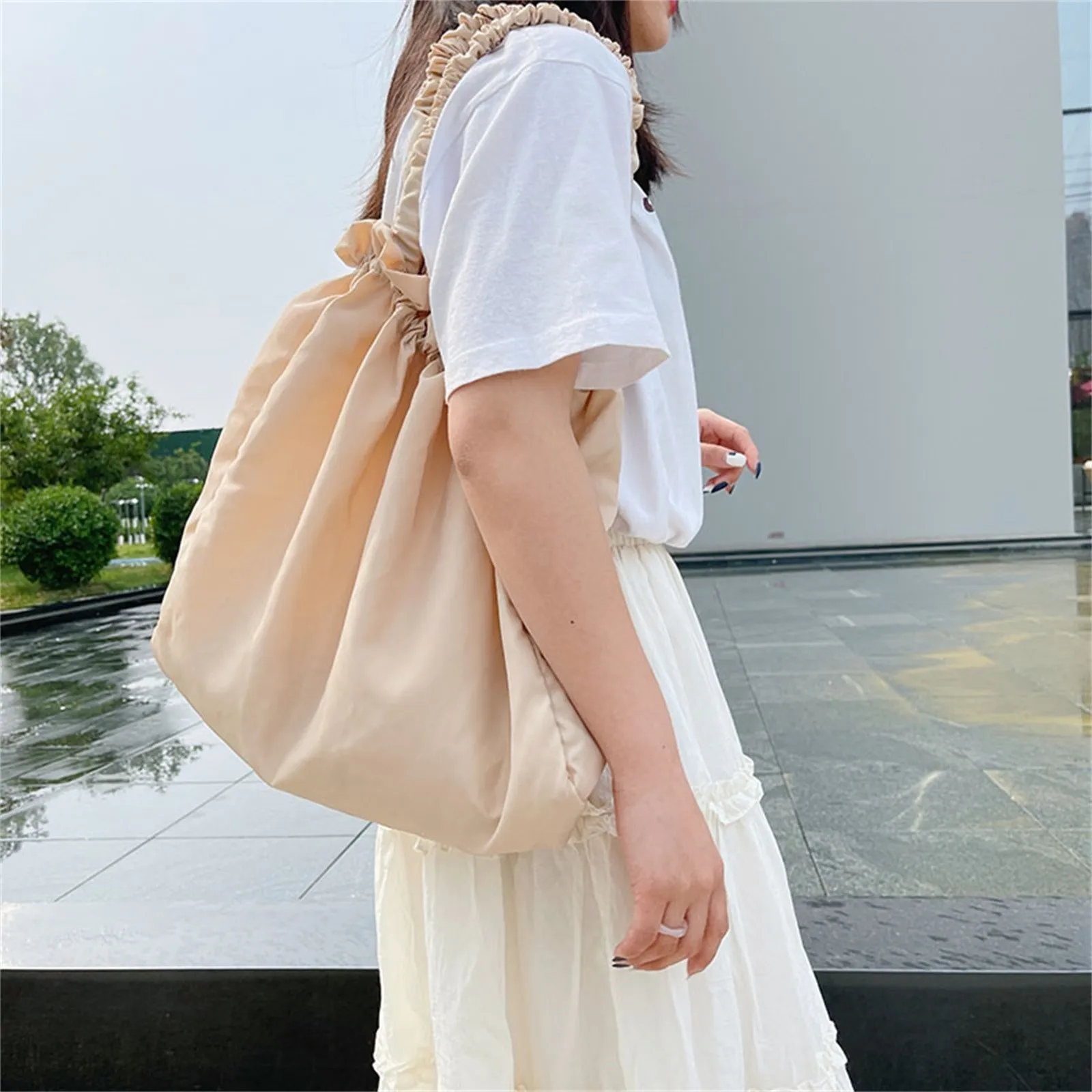

High Quality Pack Waist Bags For Ladies Drawstring Drawstring Bag Women's Single Shoulder Bag Fashionable Farge-capacity