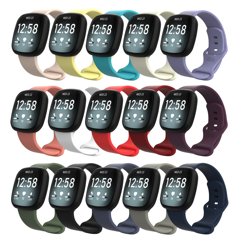 Ремешок для Fitbit Versa 3 ремешка аксессуары смарт часов браслет Fit bit versa3 сменный