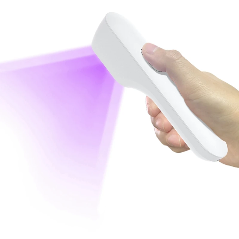 

Mini UV-C Germicidal Portable UV Light Sanitizers Wand, Light LED Handheld Air PurifierLamp USB Rechargeable