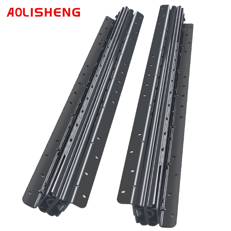 Лестничные направляющие AOLISHENG Трехсекционные нижние ящики лестничные три