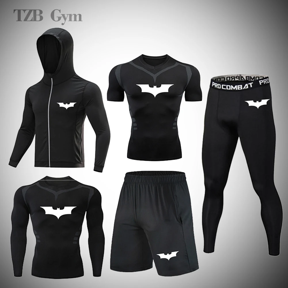 

Cycling Jogging Sportswear Men's MMA Boxing Fighting Martial Arts Sports Training Quick Drying Tight Fitting Suit Golf Ball Suit