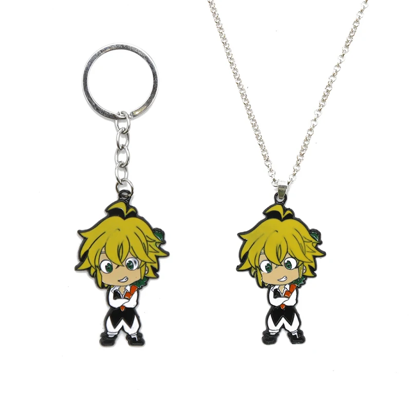 Брелок для ключей Семь смертных грехов мультяшный аниме Nanatsu no Taizai Meliodas подвеска