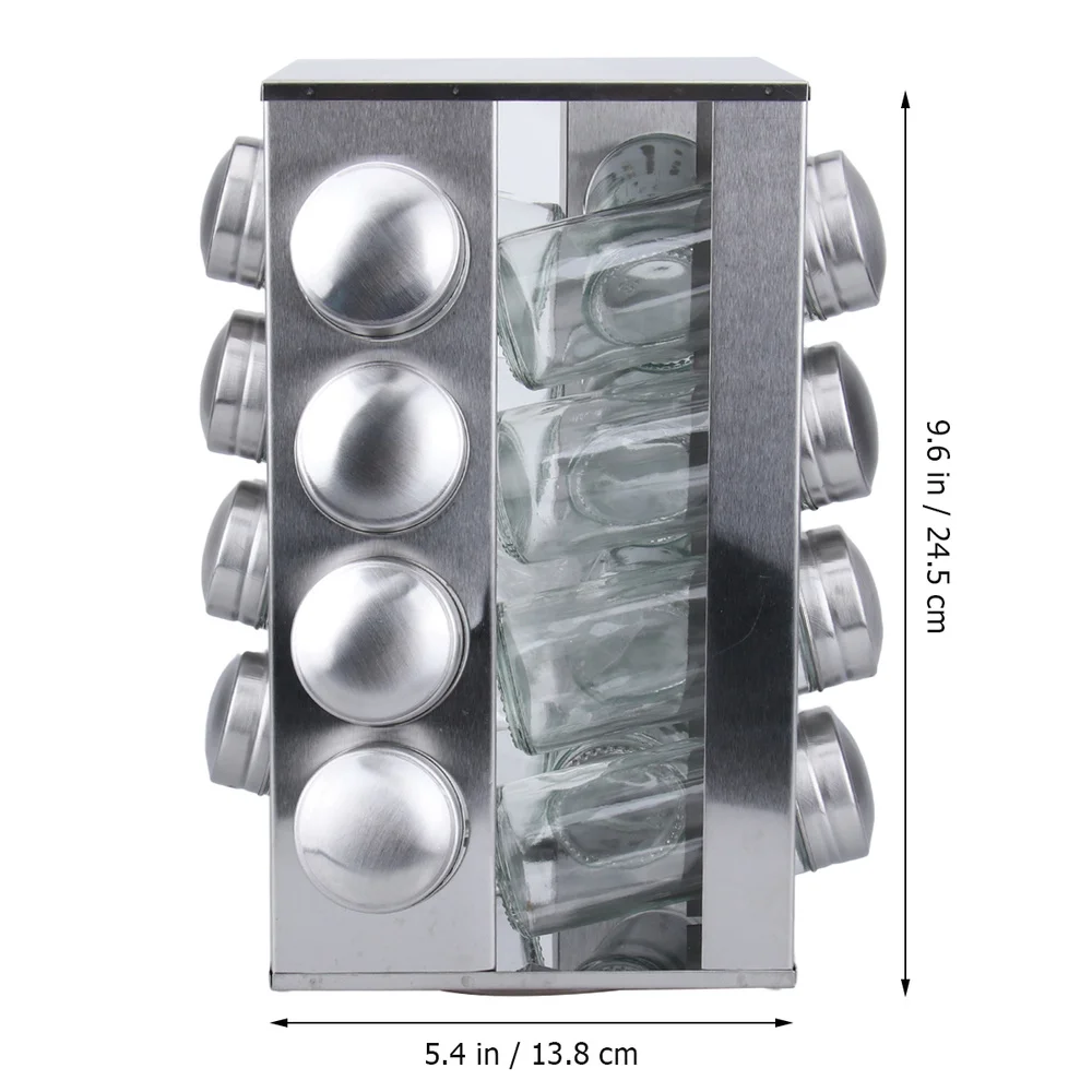 

Kitchen Seasoning Storage Rack Cruet Herb Spice Rack Shaker Salt Sugar Pepper Jars Seasoning Storage Bottles Container Seasoning