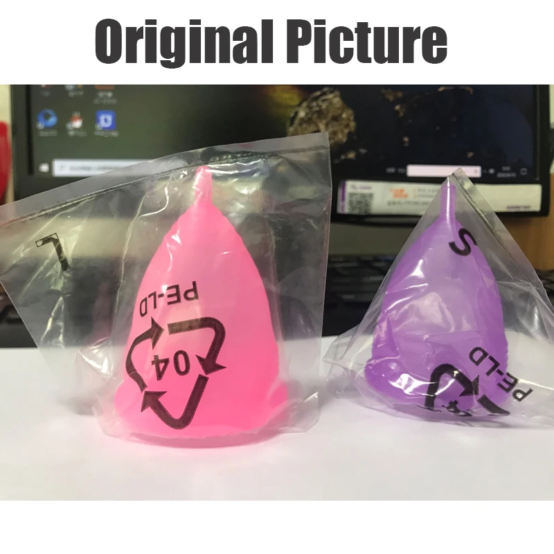 

Medical Grade Silicone Feminine Hygiene Copa Menstrual Cup Soft Lady Period Cup with Folding cup sterilizer Menstrual Cup