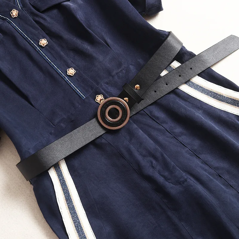 Elegant Runway Summer Jumpsuit Women 2020 New Fashion Short Sleeve V Neck Long Overalls Casual Rompers Womens Jumpsuits | Женская одежда