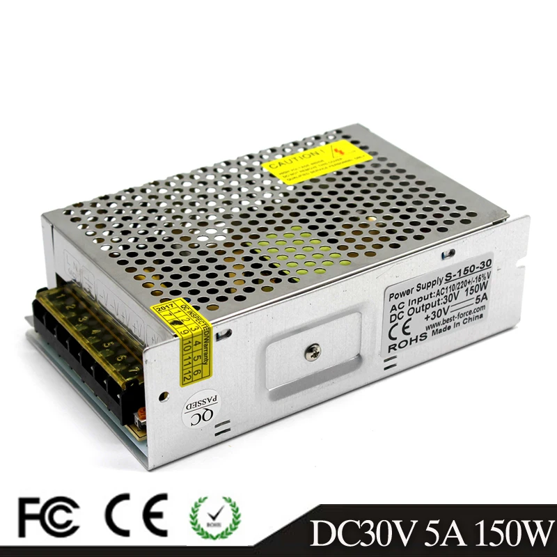 Импульсный источник питания постоянного тока DC28V DC30V DC32V DC36V DC42V DC48V 150W
